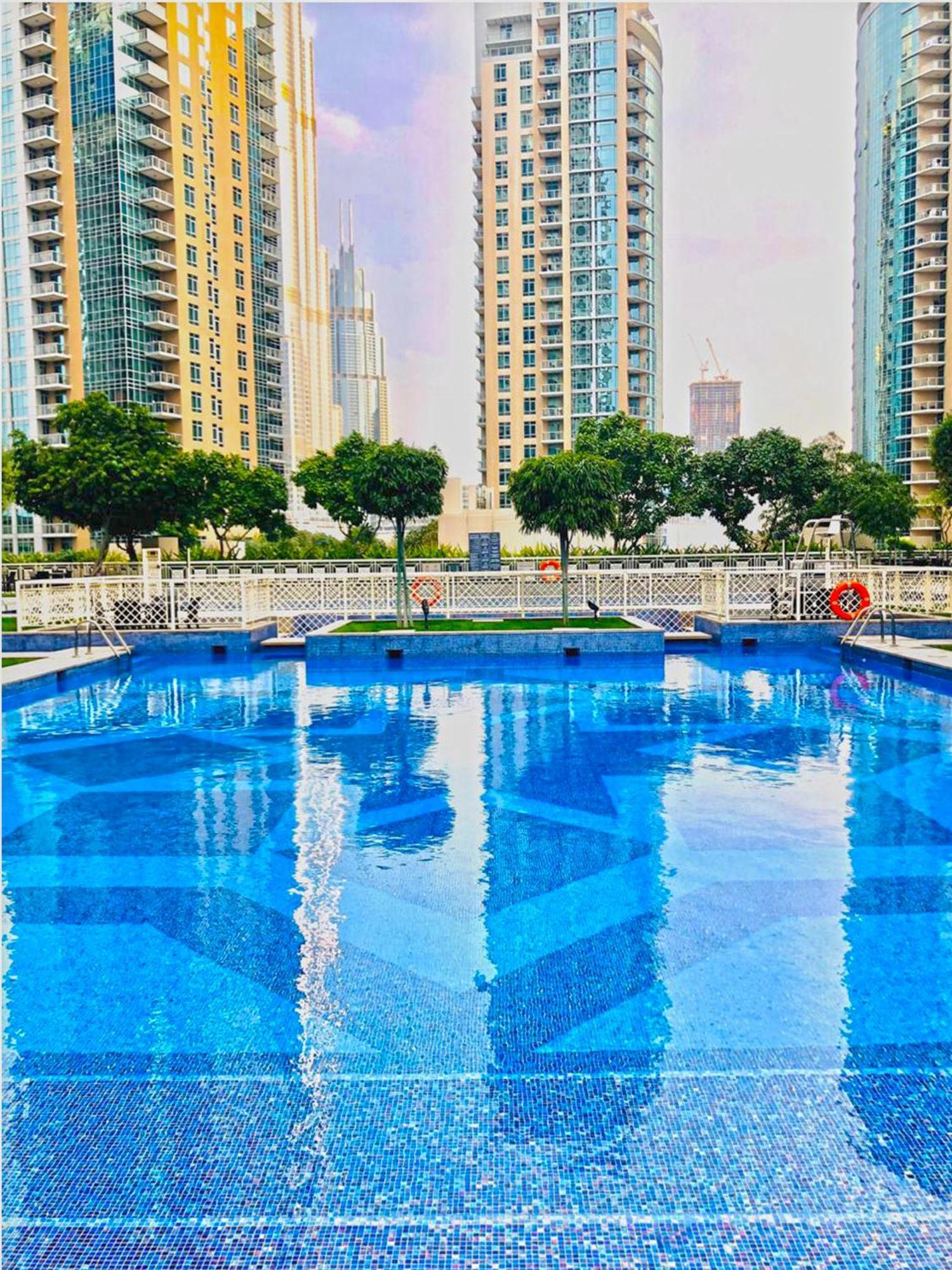 Spectacular Burj Khalifa View 2Br 29 Boulevard Tower 2 두바이 외부 사진